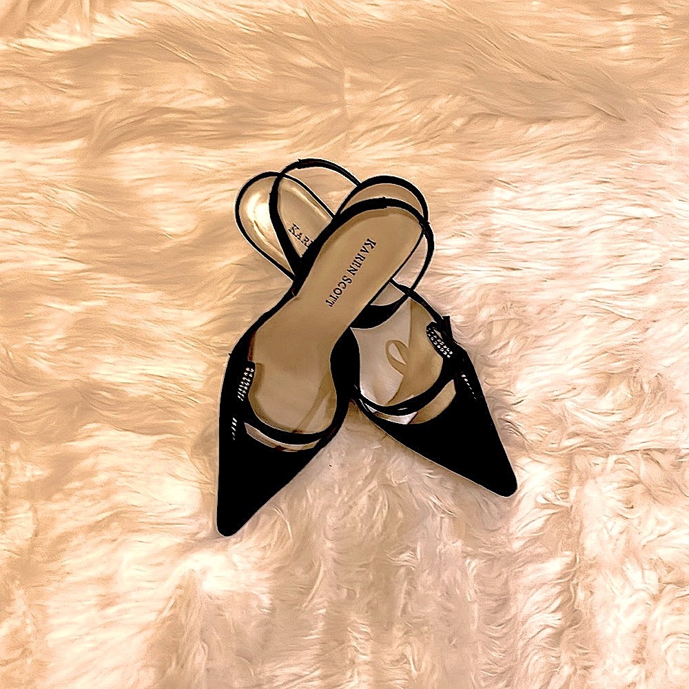 KAREN SCOTT Slingback Evening Pumps